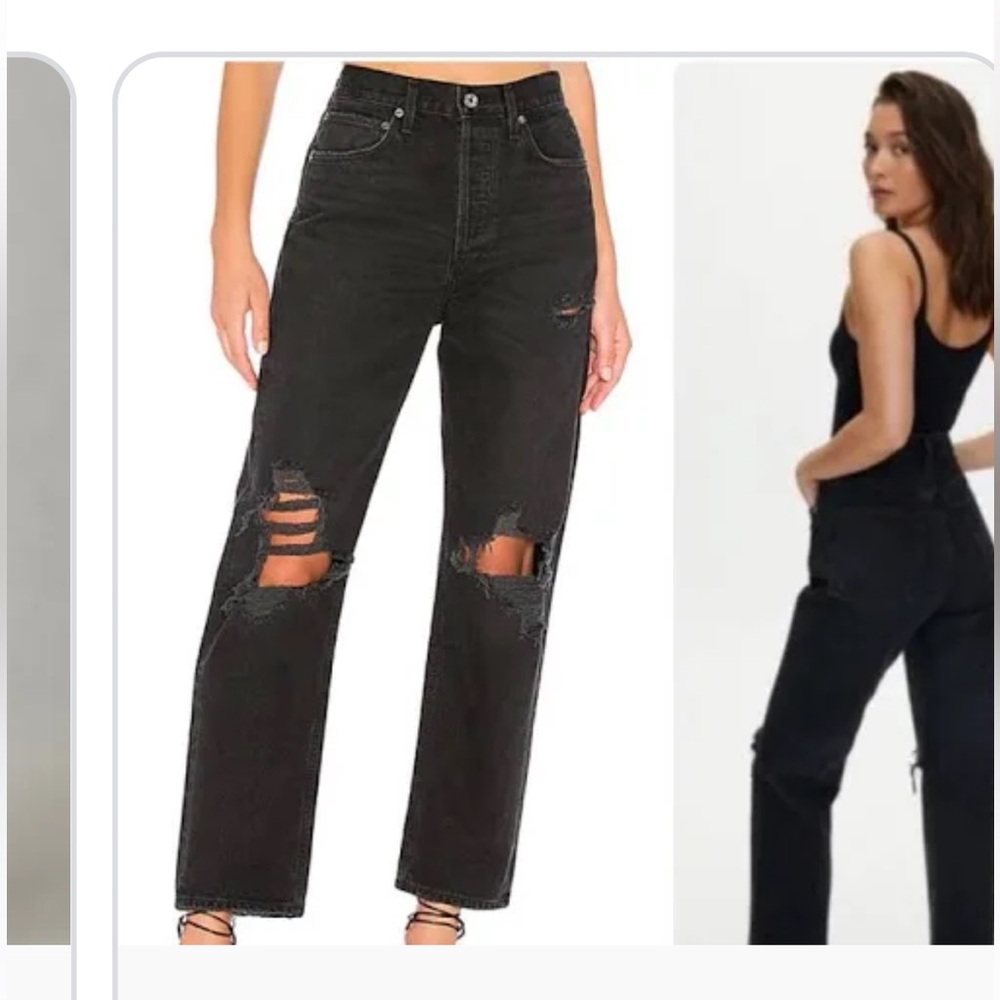 EUC agolde 90s loose fit mid rise jeans